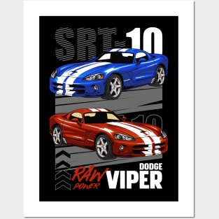 Viper SRT 10 Car Posters and Art